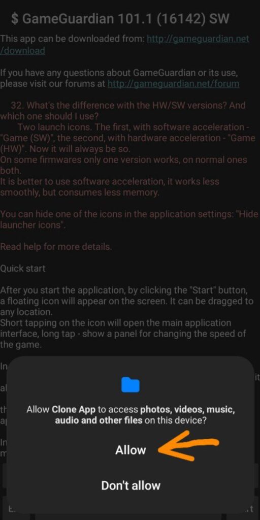 Follow instructions