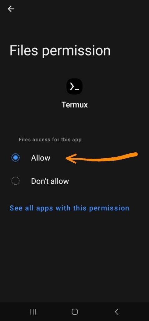 Restart Termux