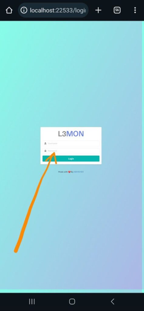 Server started with URL