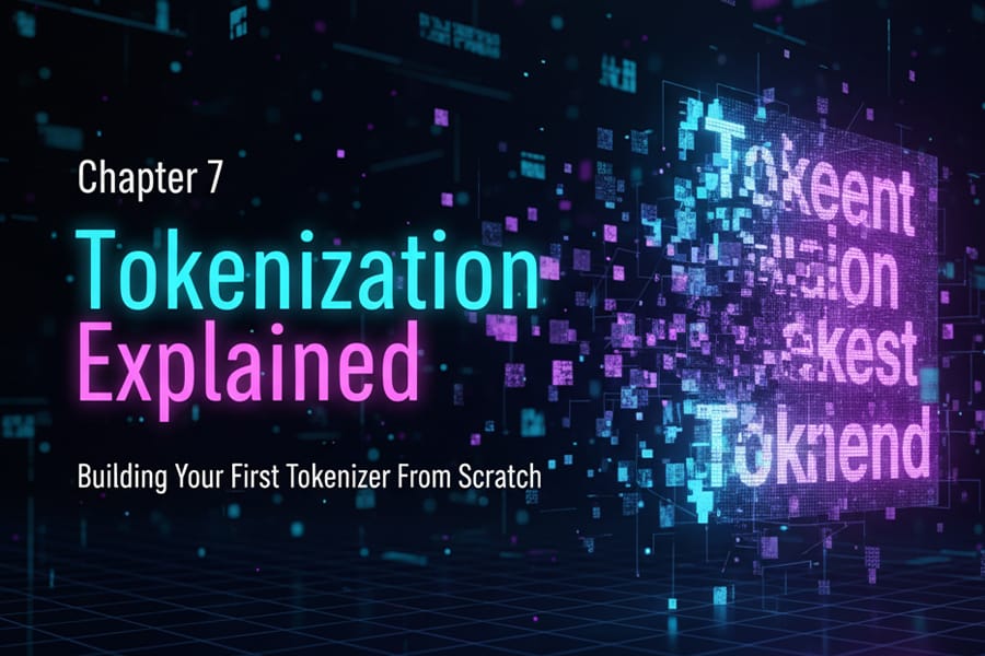 Chapter 7: Tokenization Explained - Building Your First Tokenizer From Scratch